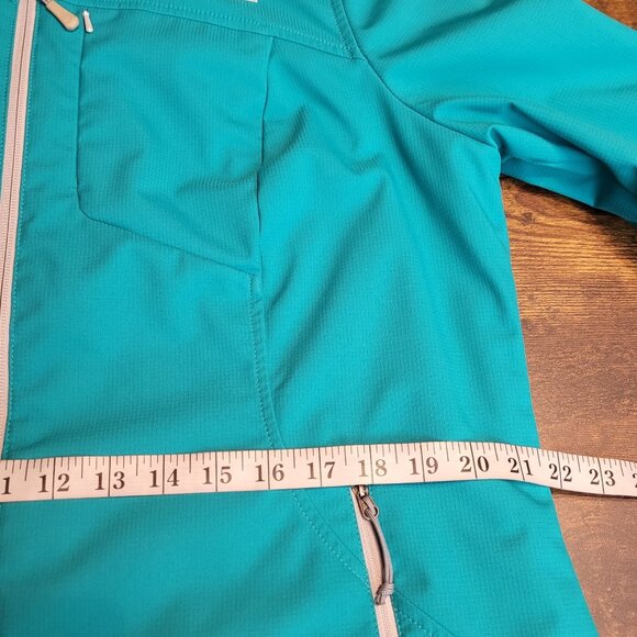 The North Face Windwall Prima Loft Jacket XL Soft Shell Cyan Blue Gorpcore - Picture 8 of 11